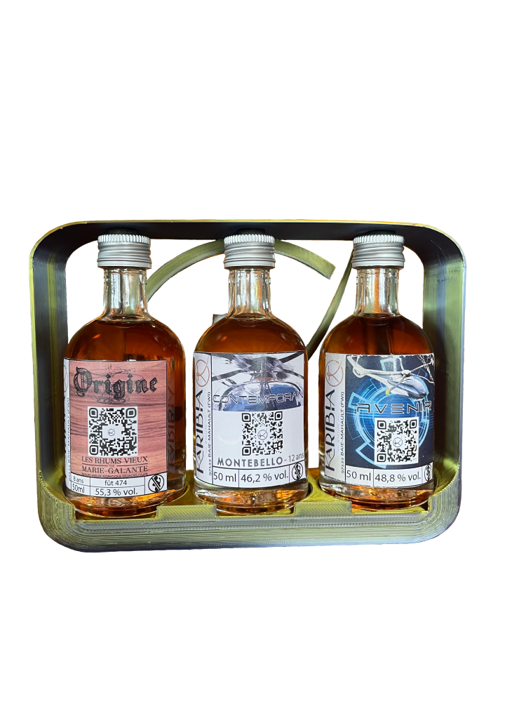 coffrets de 3 samples de la cuvée Eliko